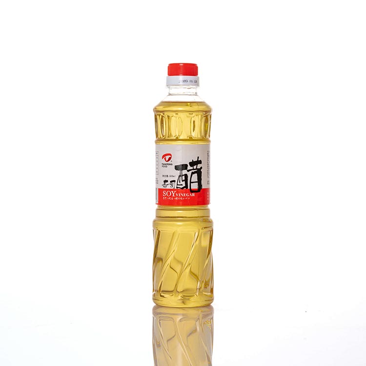 Botella de plástico vinagre branco puro 500 ml para sushi