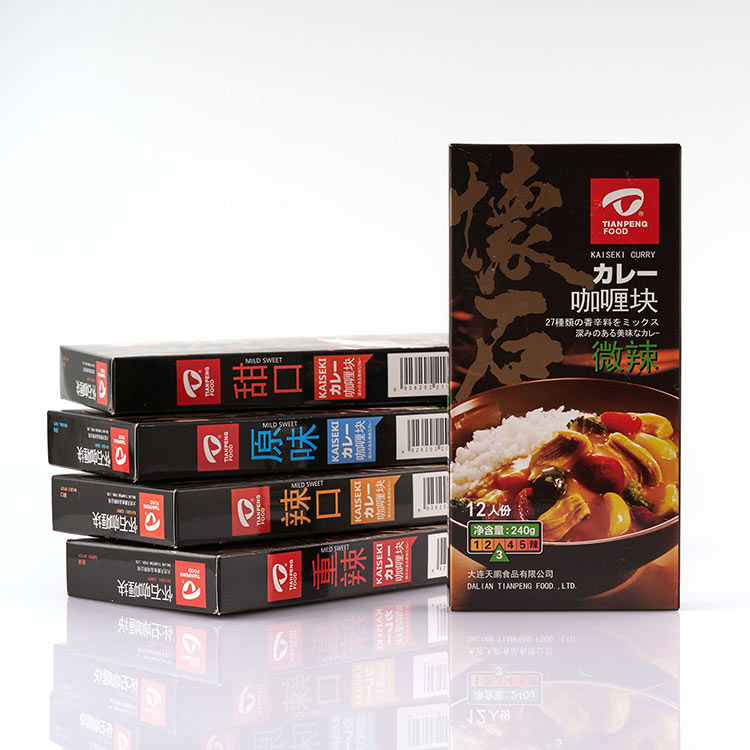 Cube de curry japonais légèrement épicé le plus vendu avec 240g de Chine