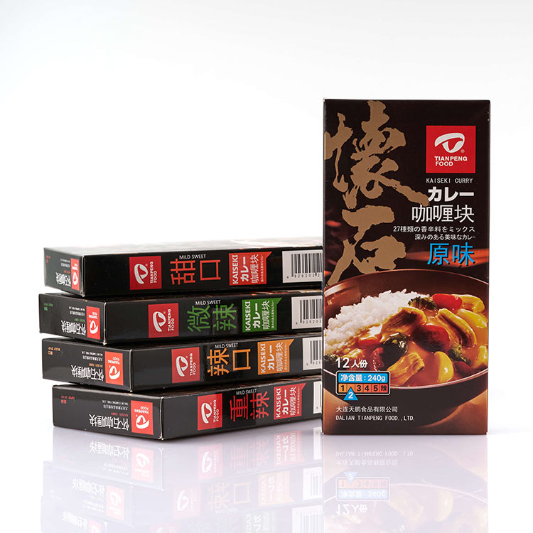 240g verpacktes japanisches Original-Curry mit Fabrikpreis Made in China