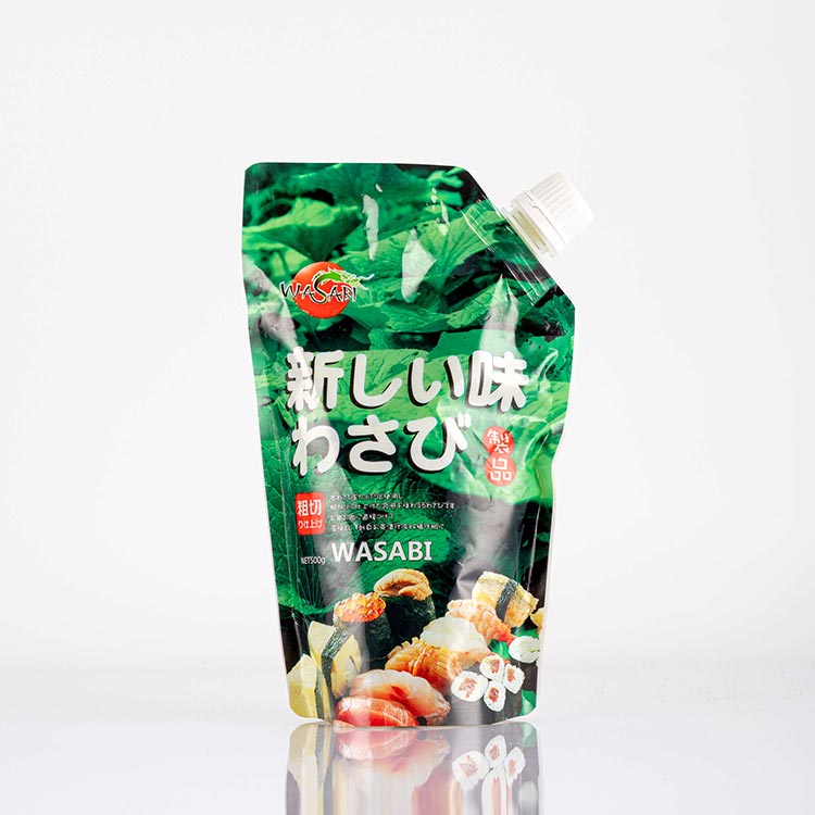 Exportado a Europa Famosa pasta de wasabi japonesa Halal 500g
